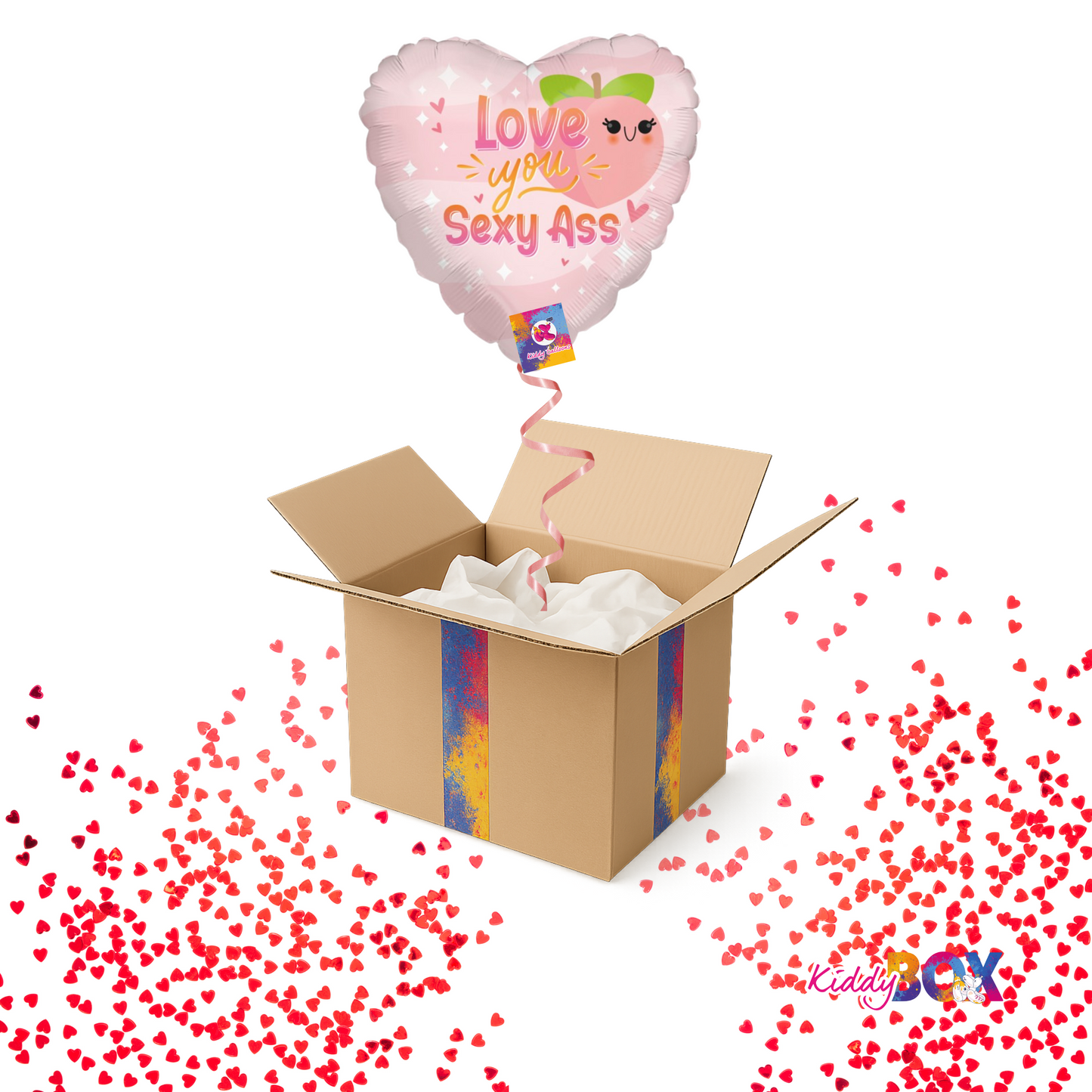🎈 KIDDY BOX – Ballon Cœur sexy ass