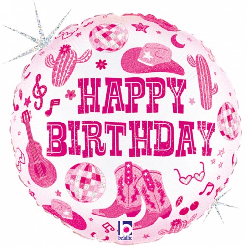 ๐ KIDDY BOX โ Ballon Happy Birthday Cow Girl