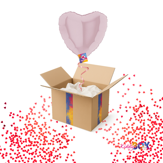 🎈 KIDDY BOX – Ballon Cœur Rose