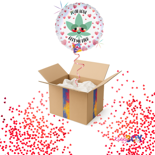 🎈 KIDDY BOX – Ballon Cœur Get me high