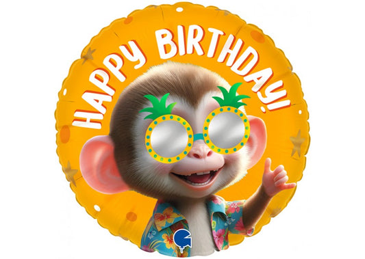 🎈 KIDDY BOX – Ballon Happy Birthday Monkey